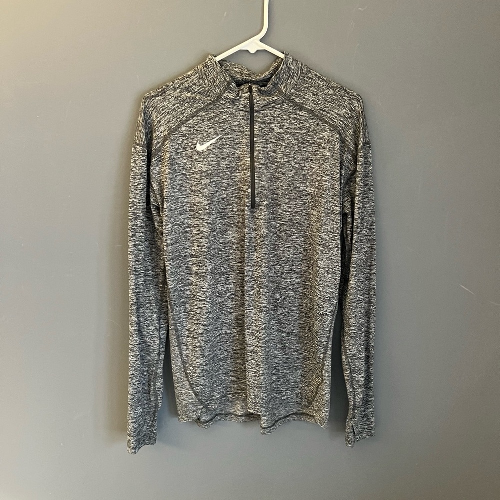 Nike Element? Dri-Fit Half Zip Running Top Mens Size M Heather Gray Pullover